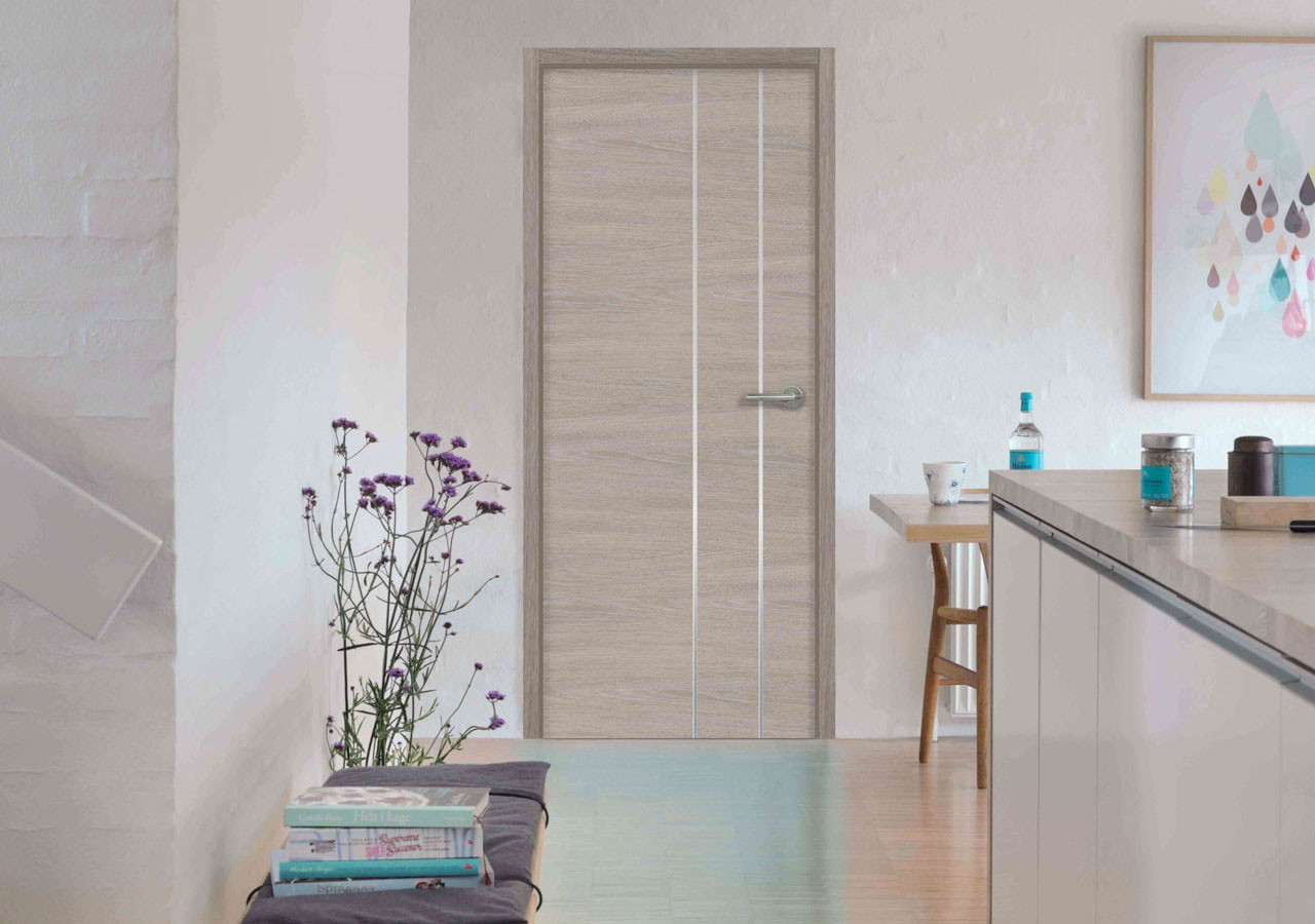 Porte intérieure en bois Griff'Steel