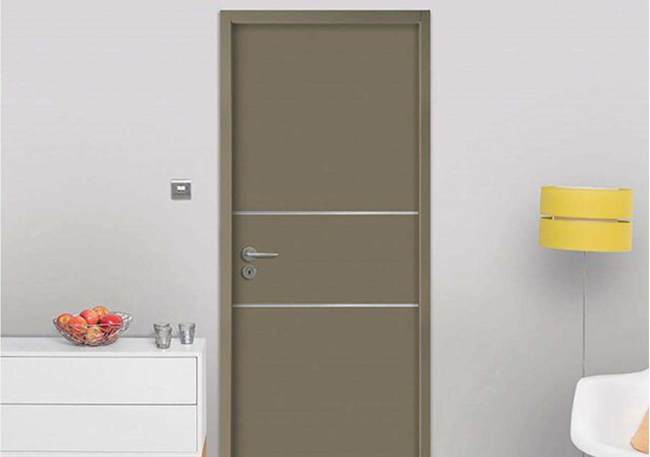 Porte intérieure plane stratifiée Griff'Slim
