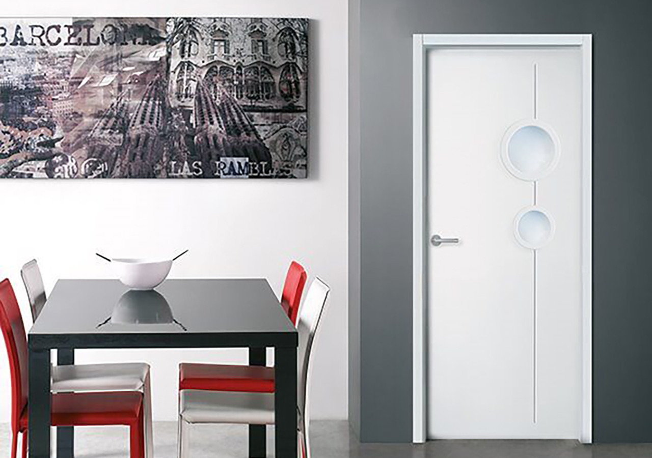 Porte intérieure en bois Epur vitrée