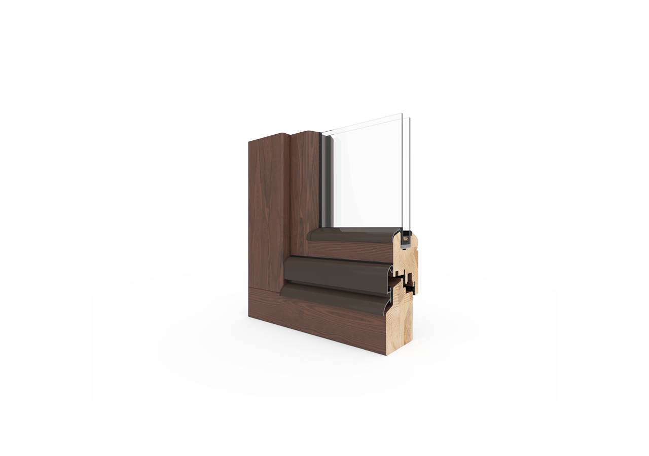 Fenêtre en bois Naturo 68