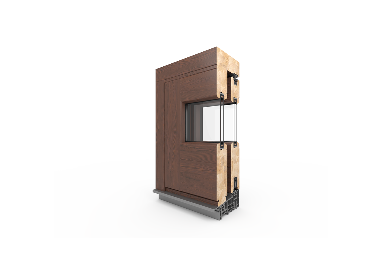 Système coulissant en bois Naturo 68 HST