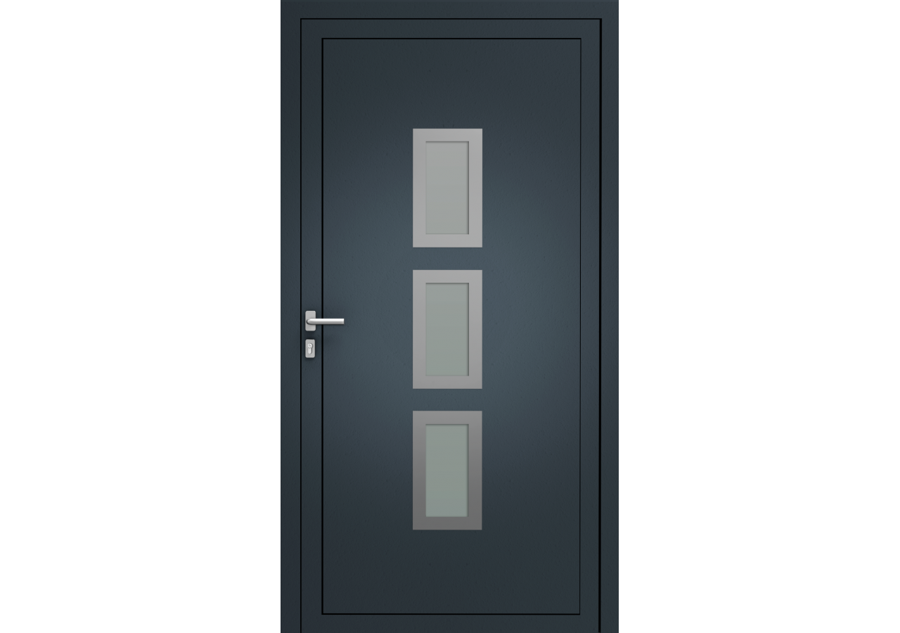 Porte d'entrée en Aluminium Ela