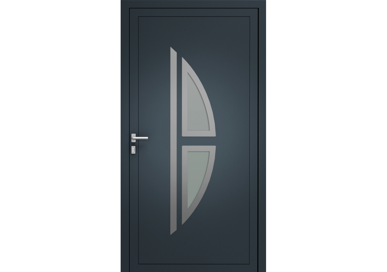 Porte d'entrée en Aluminium Ela