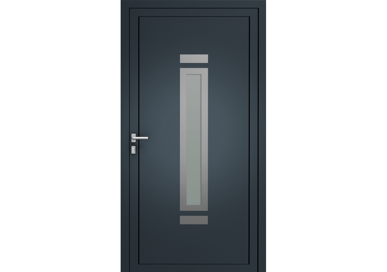 Porte d'entrée en Aluminium Ela