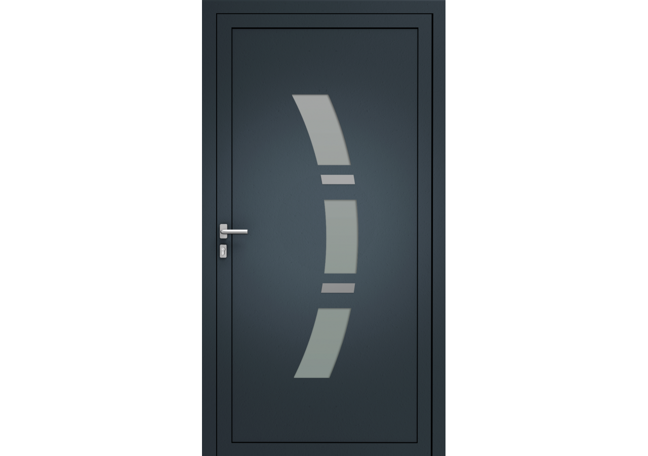 Porte d'entrée en Aluminium Ela