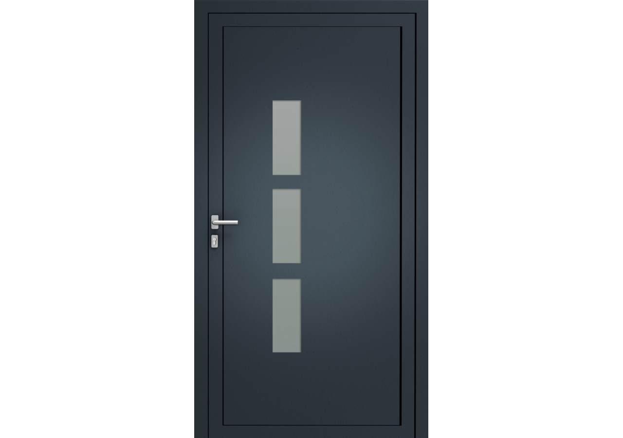 Porte d'entrée en Aluminium Ela