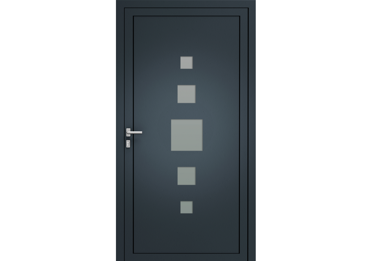 Porte d'entrée en Aluminium Ela