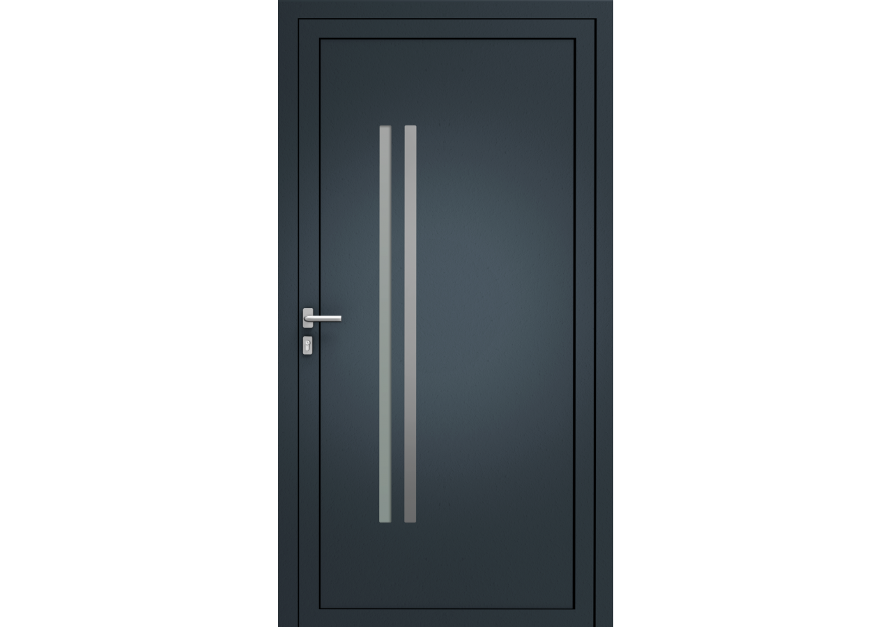 Porte d'entrée en Aluminium Ela