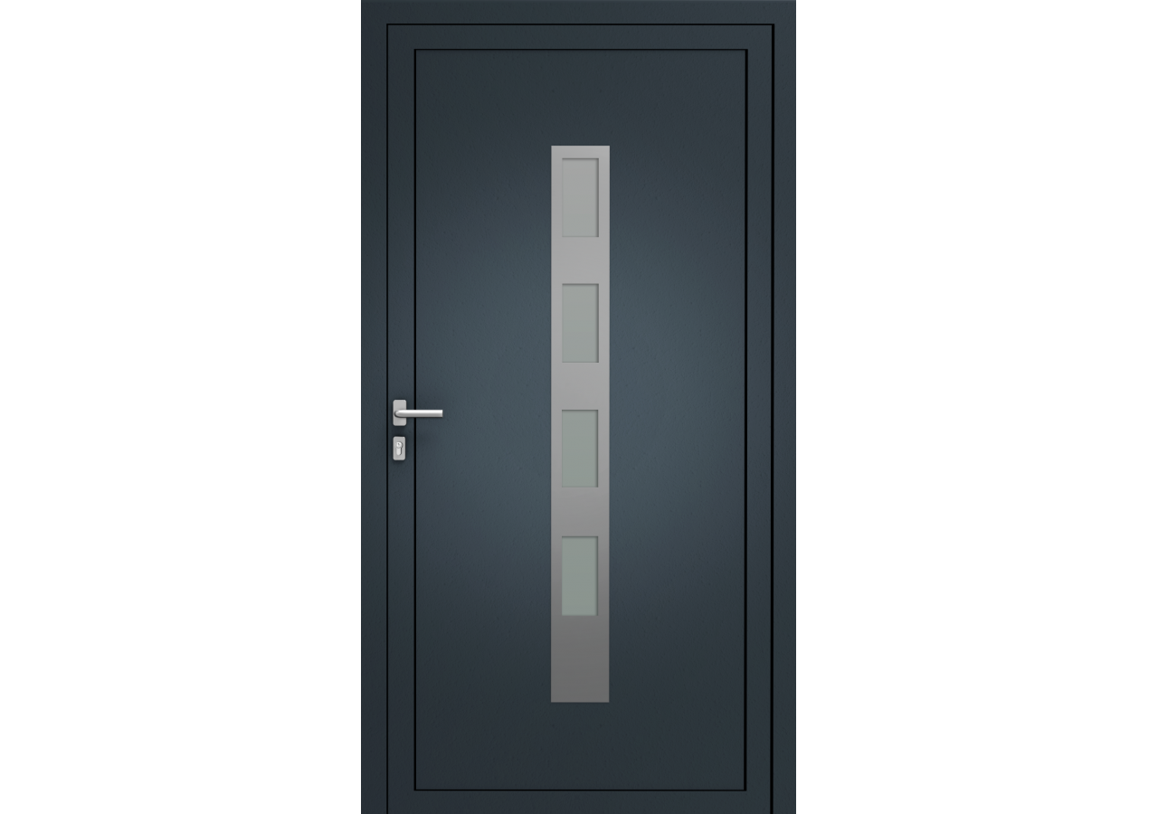 Porte d'entrée en Aluminium Ela