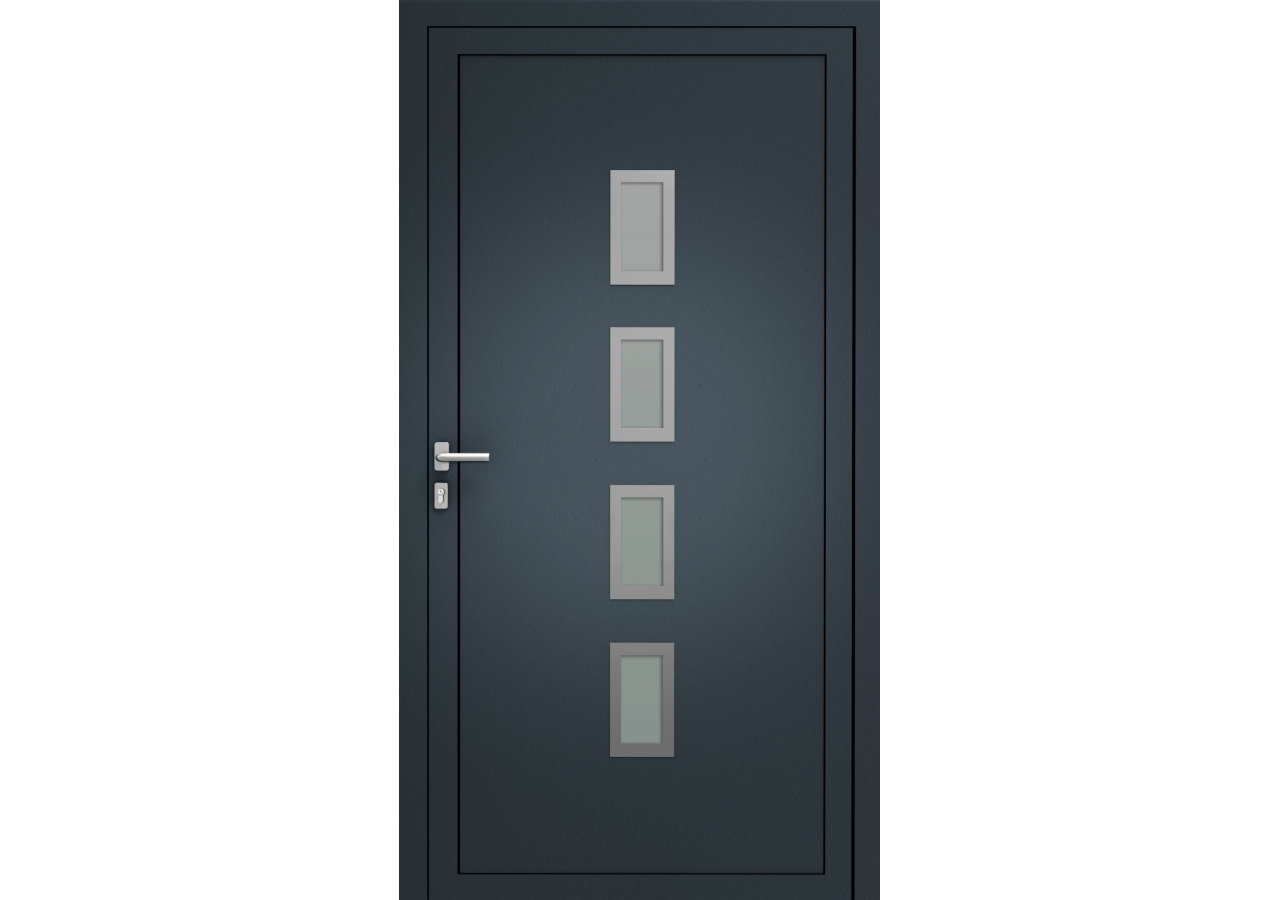 Porte d'entrée en Aluminium Ela