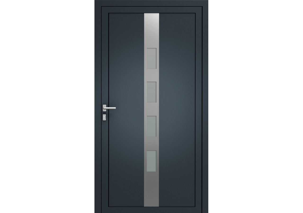 Porte d'entrée en Aluminium Ela
