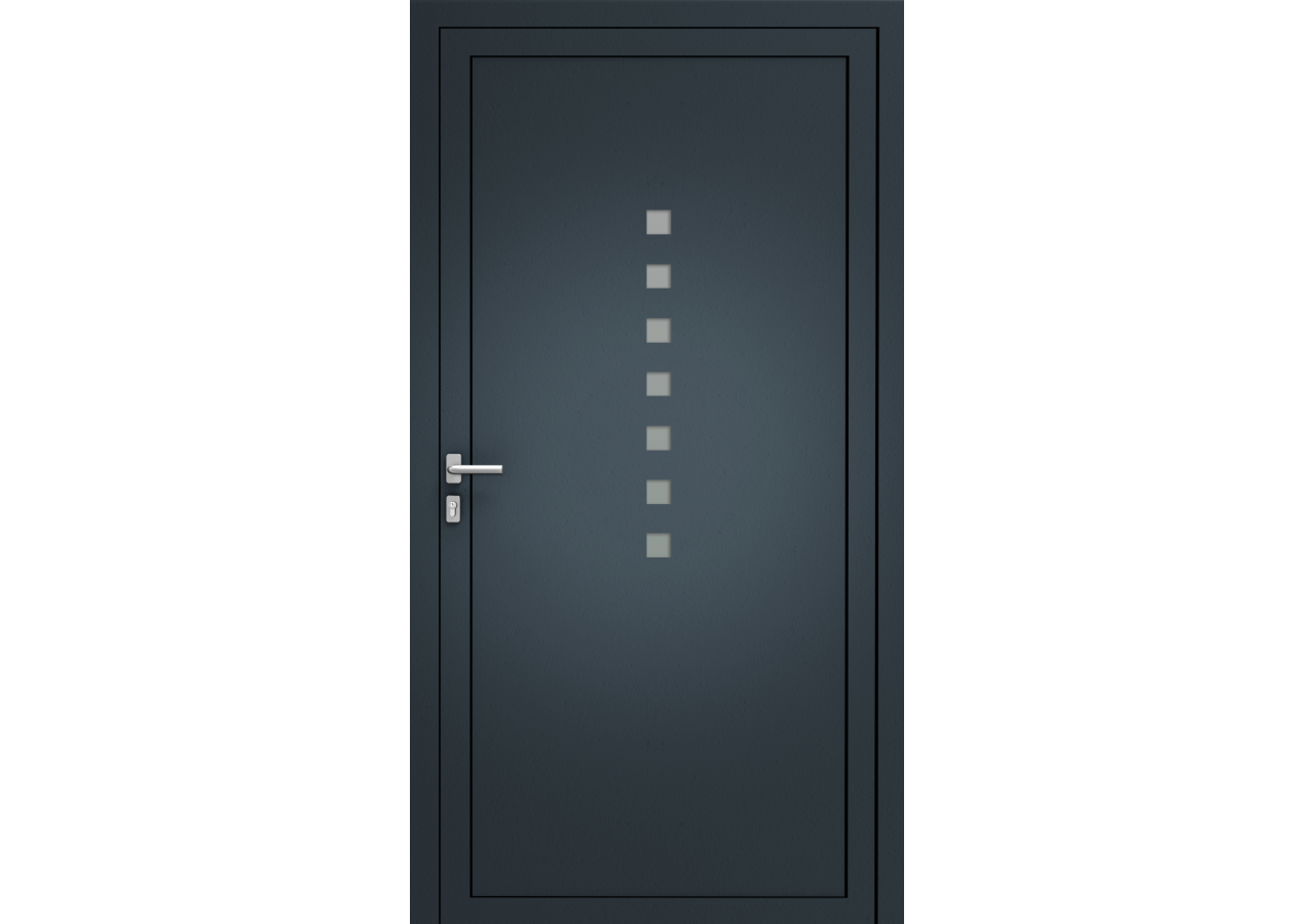 Porte d'entrée en Aluminium Ela