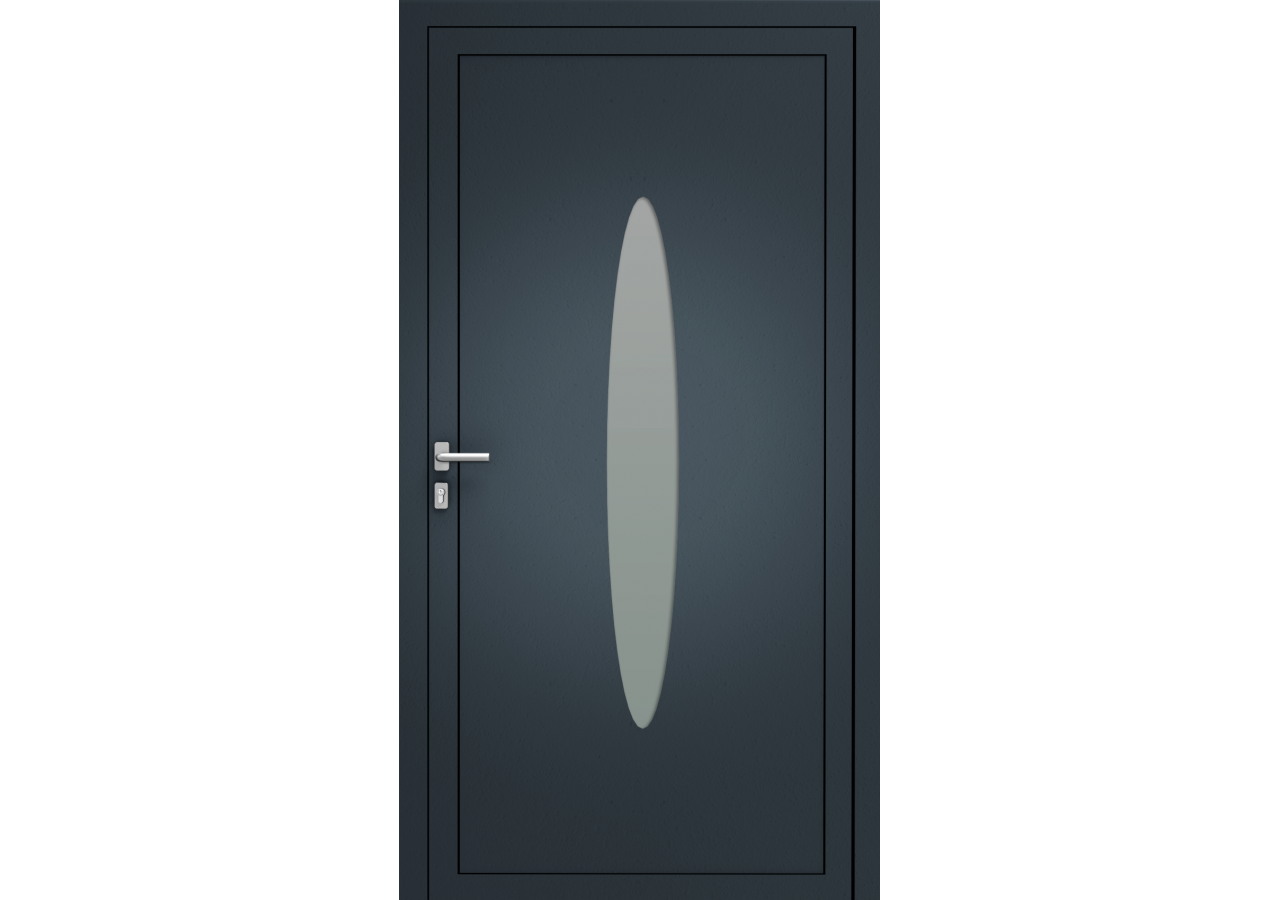 Porte d'entrée en Aluminium Ela