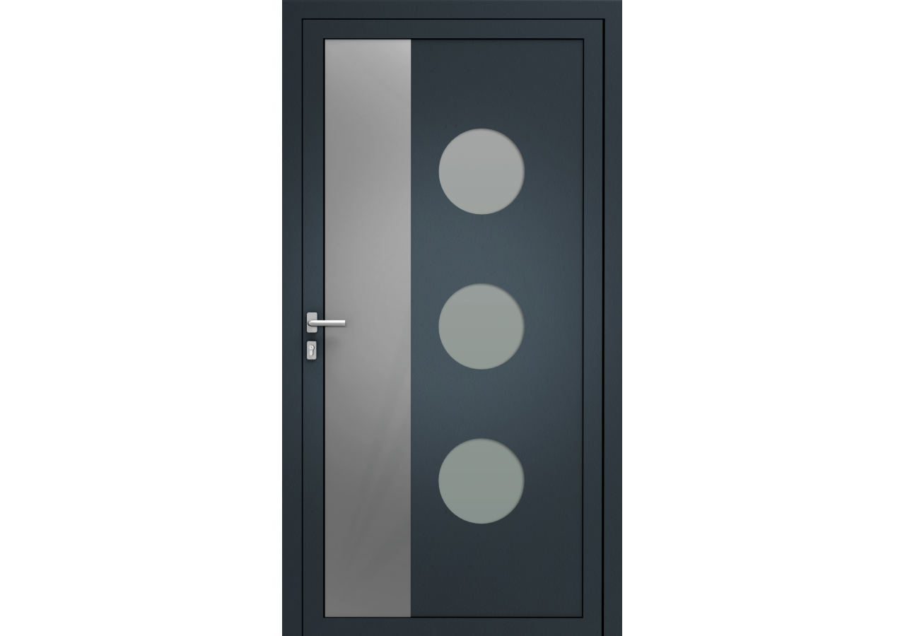 Porte d'entrée en Aluminium Ela
