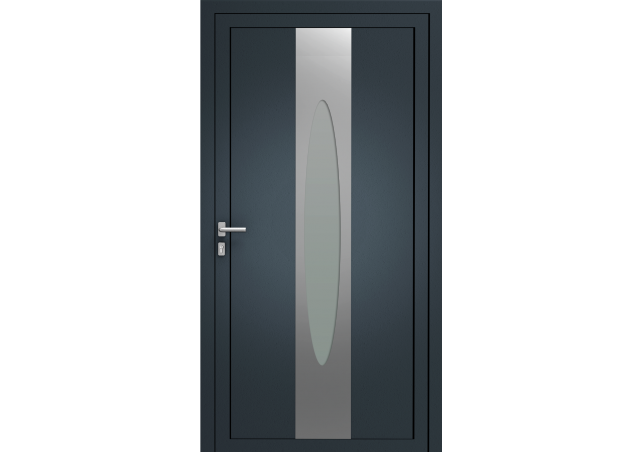 Porte d'entrée en Aluminium Ela