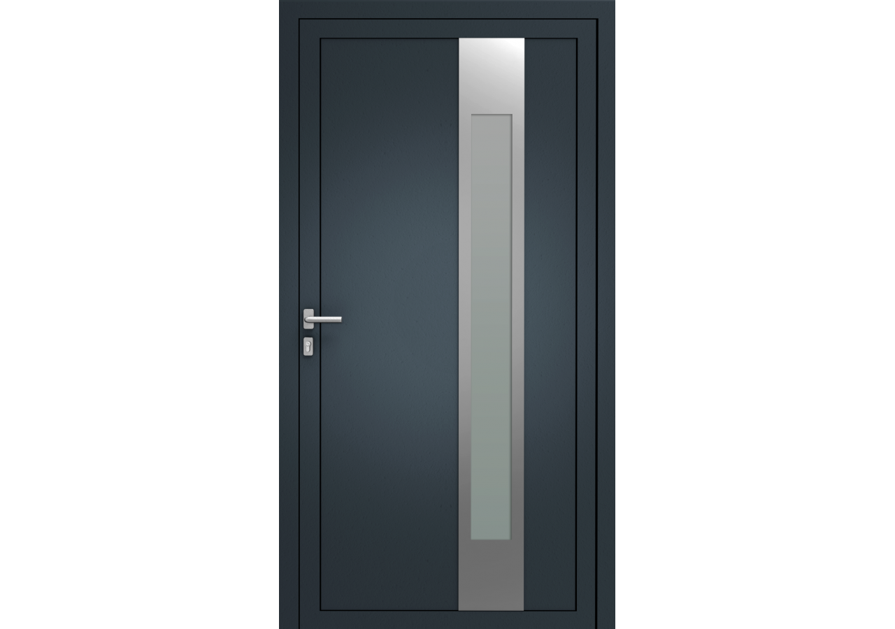 Porte d'entrée en Aluminium Ela