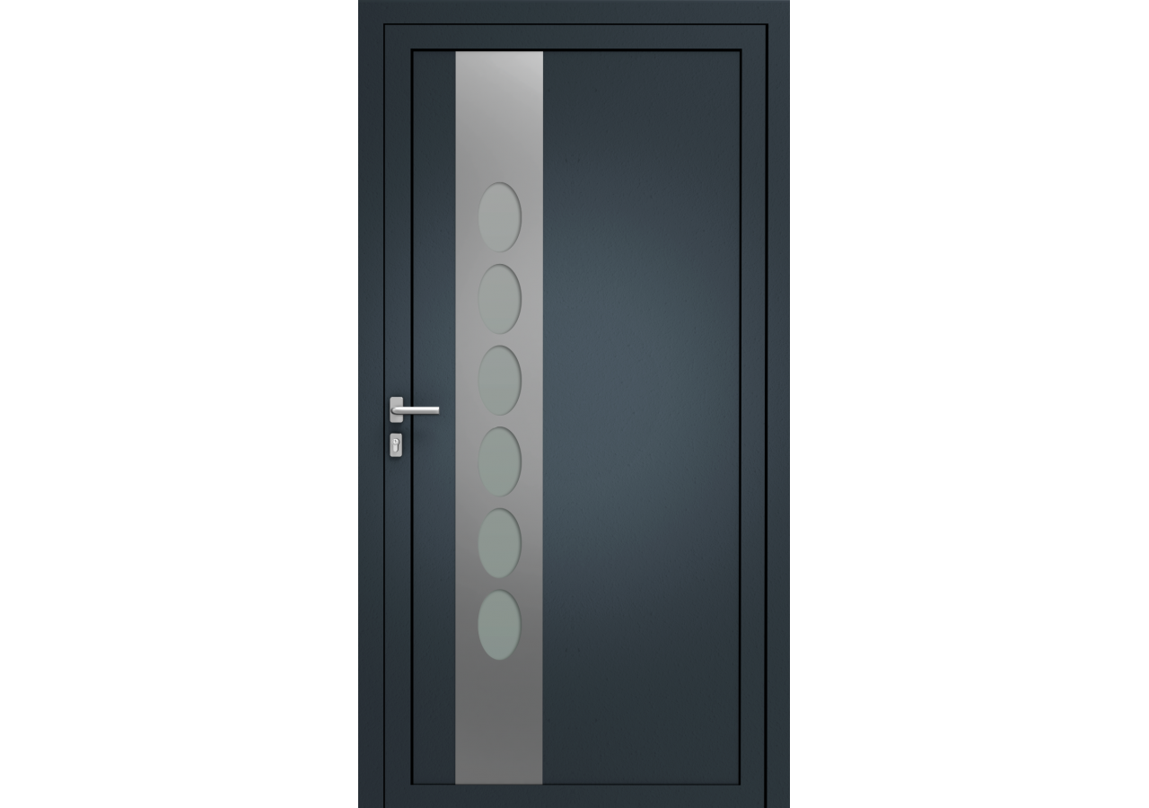 Porte d'entrée en Aluminium Ela