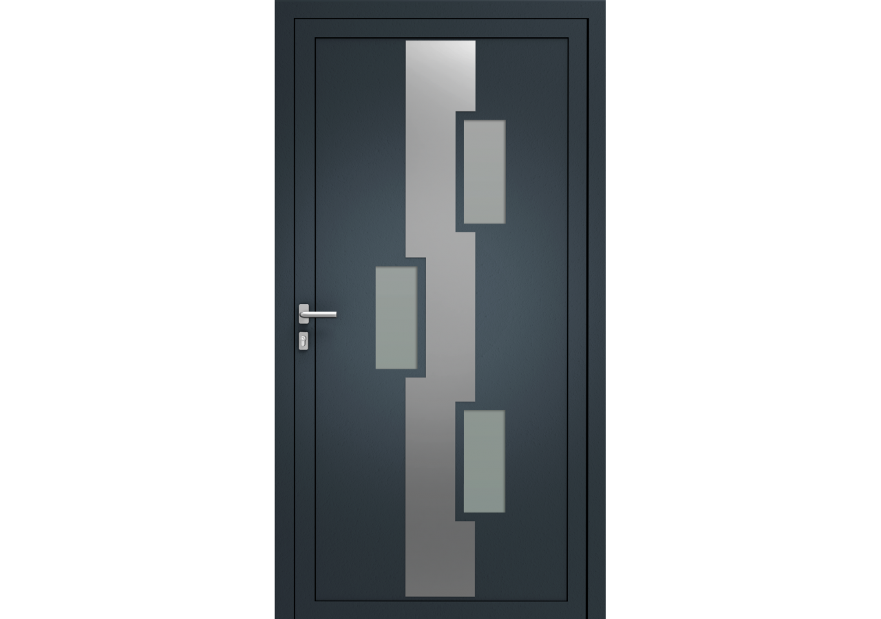 Porte d'entrée en Aluminium Ela