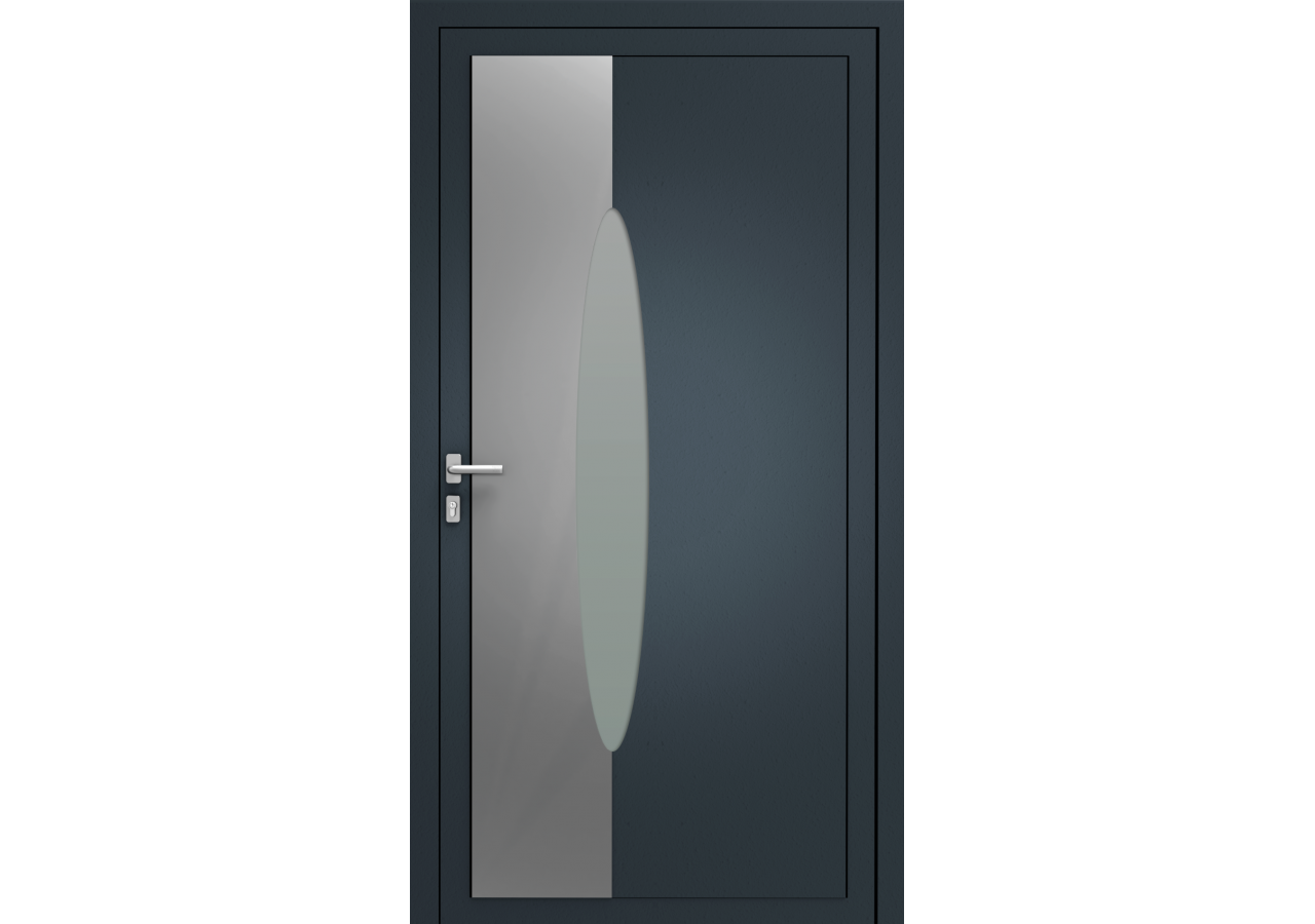 Porte d'entrée en Aluminium Ela