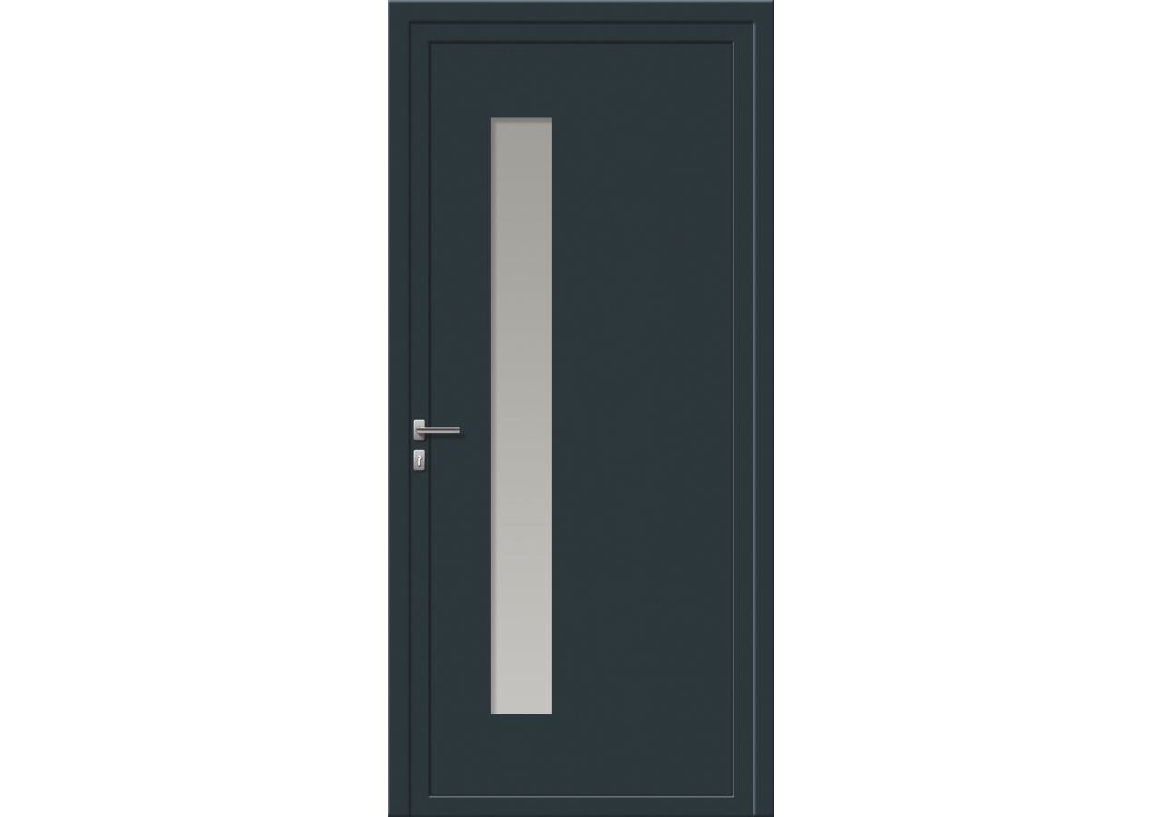 Porte d'entrée en Aluminium Ela