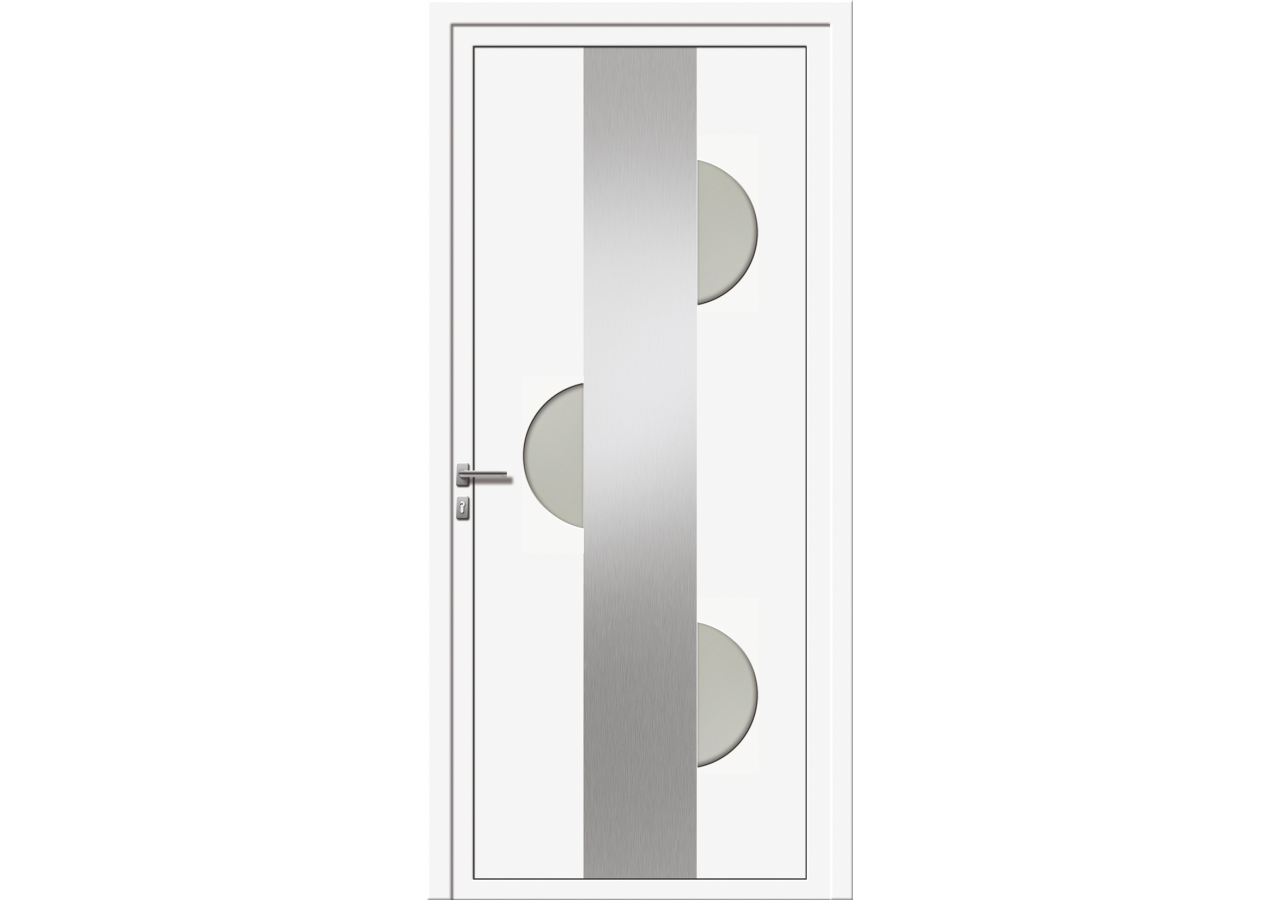 Porte d'entrée en Aluminium Ela