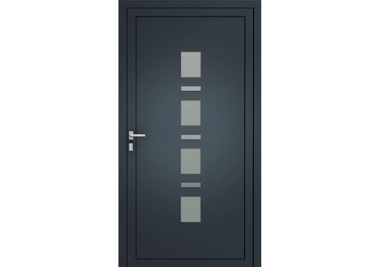 Porte d'entrée en Aluminium Ela