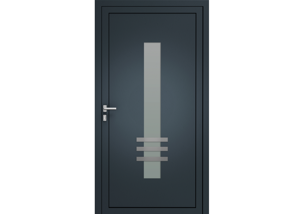 Porte d'entrée en Aluminium Ela