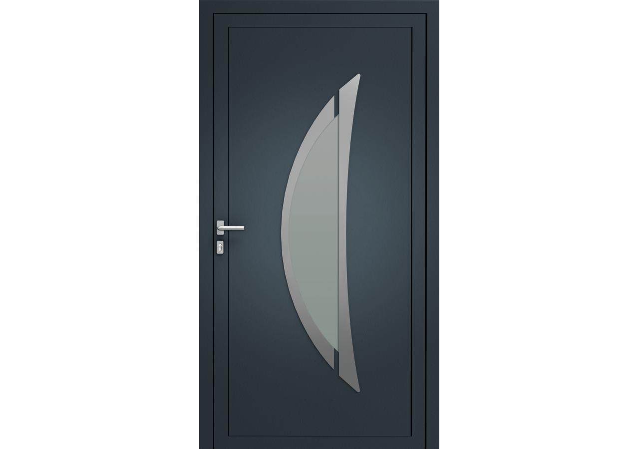 Porte d'entrée en Aluminium Ela