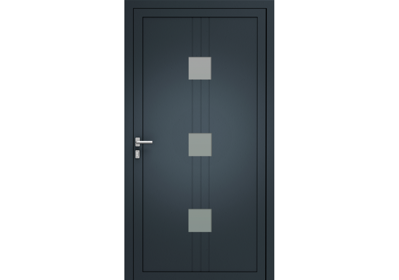 Porte d'entrée en Aluminium Ela
