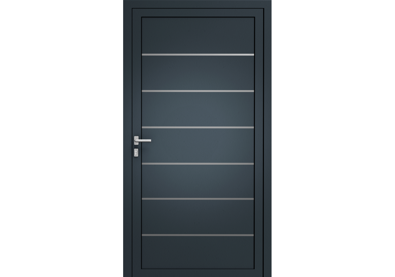 Porte d'entrée en Aluminium Ela