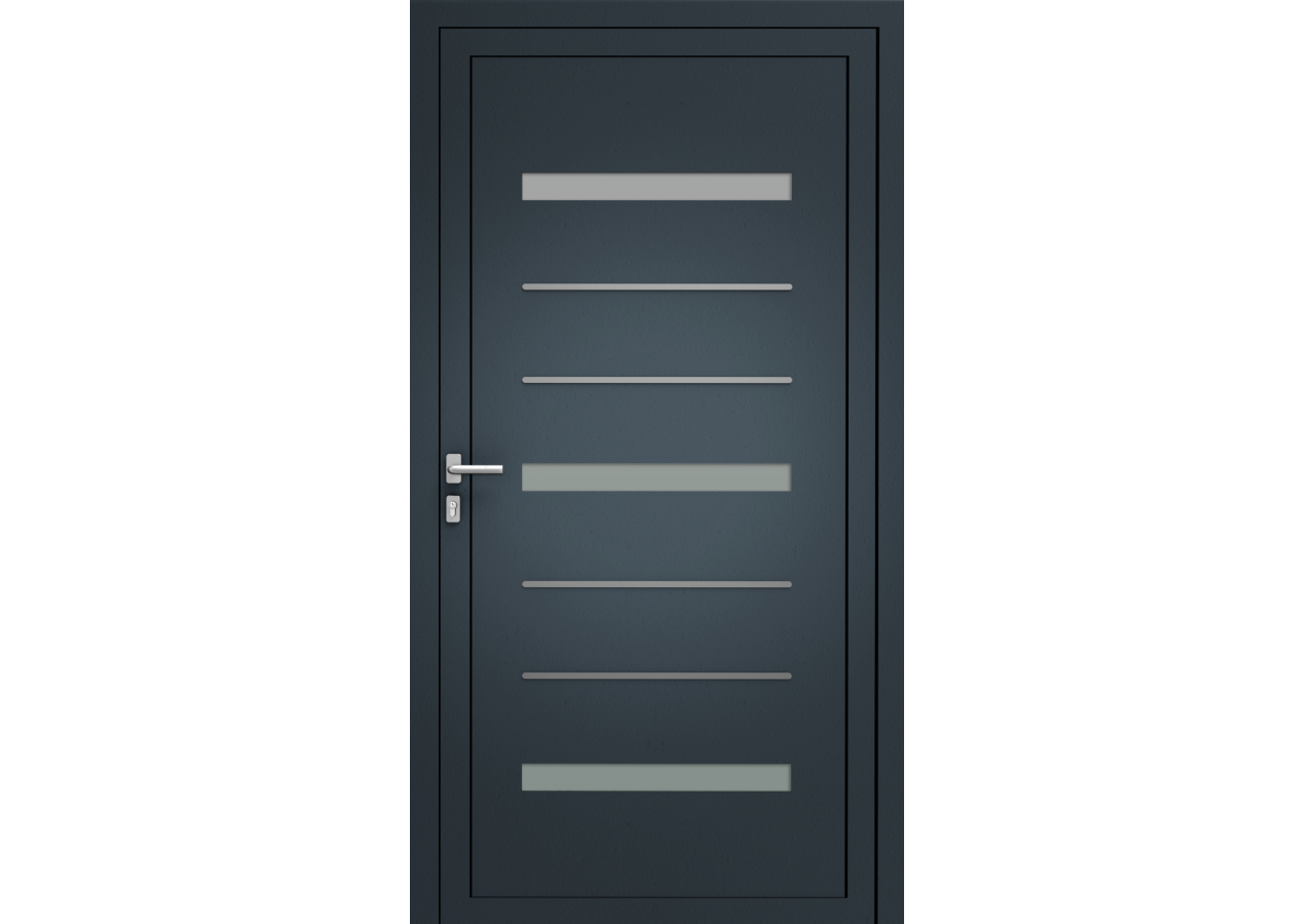 Porte d'entrée en Aluminium Ela
