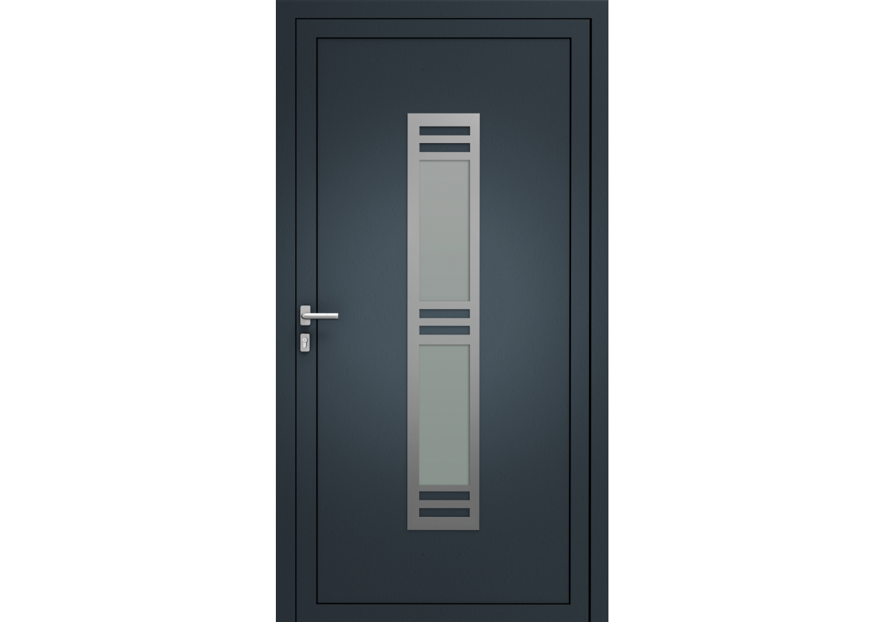 Porte d'entrée en Aluminium Ela