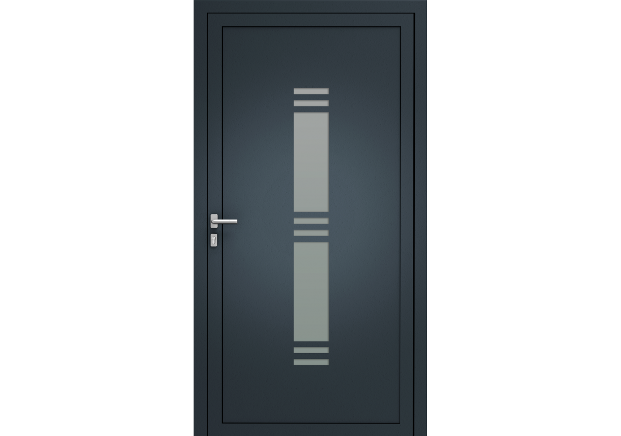Porte d'entrée en Aluminium Ela