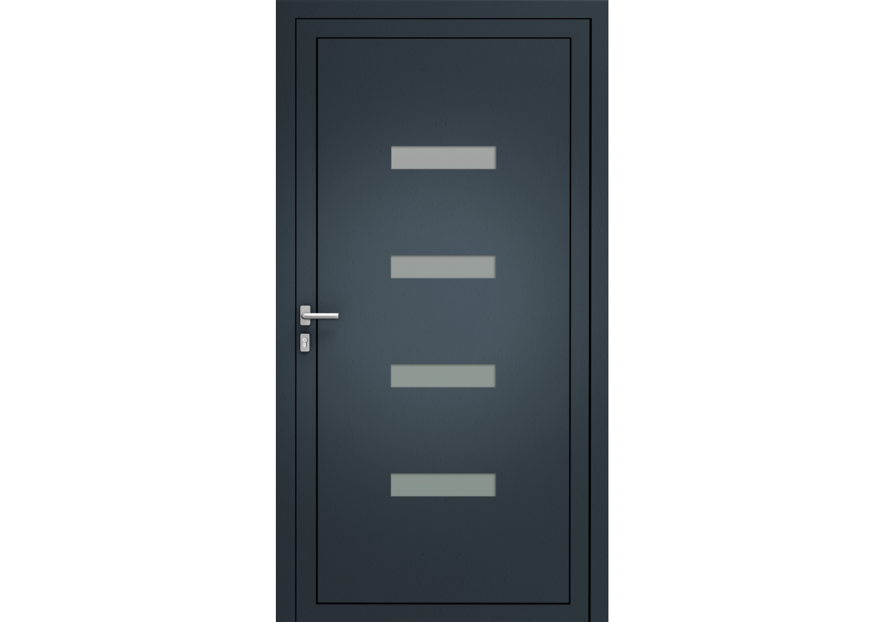Porte d'entrée en Aluminium Ela
