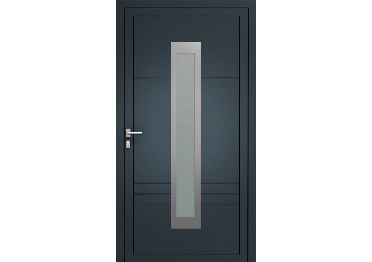 Porte d'entrée en Aluminium Ela