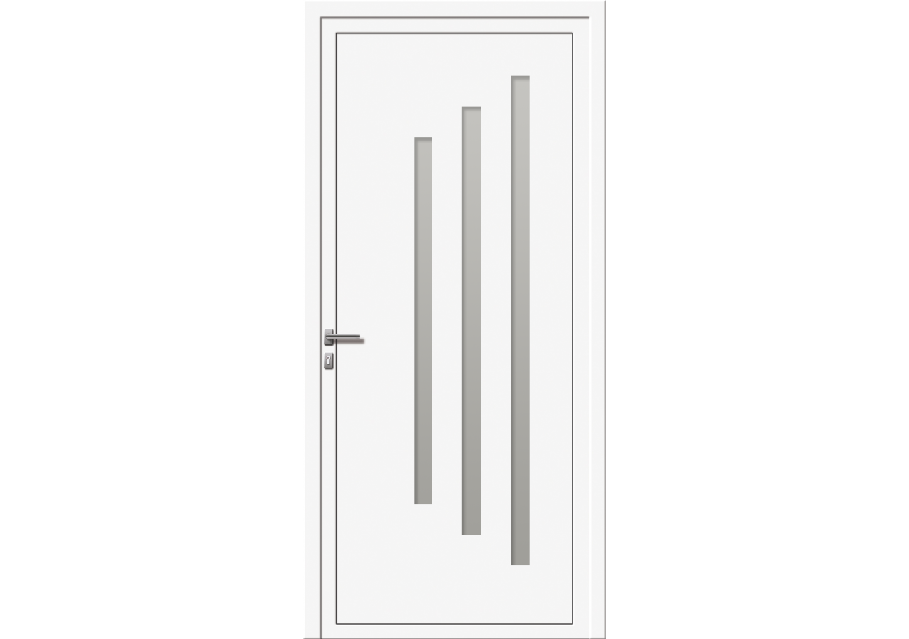 Porte d'entrée en Aluminium Ela