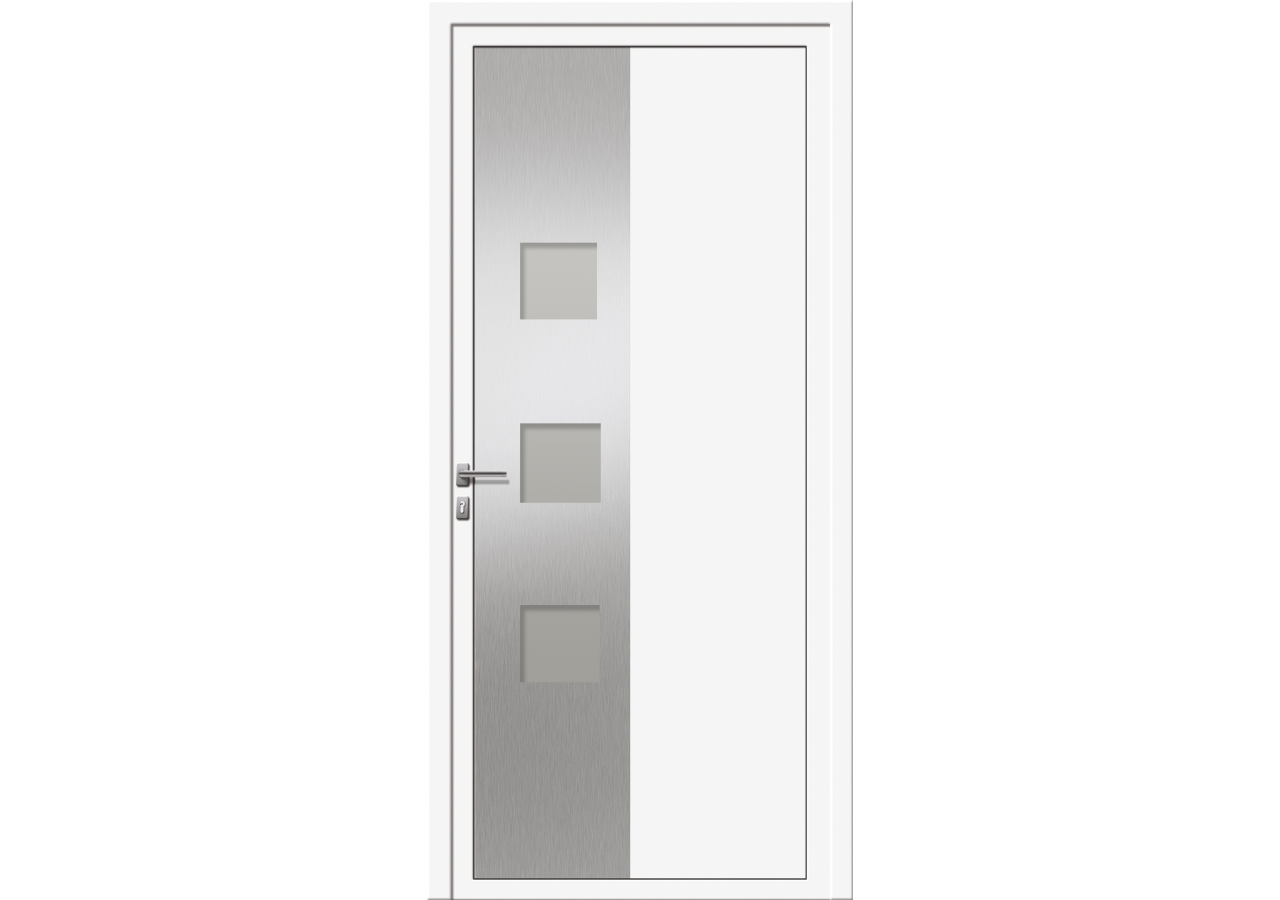 Porte d'entrée en Aluminium Ela