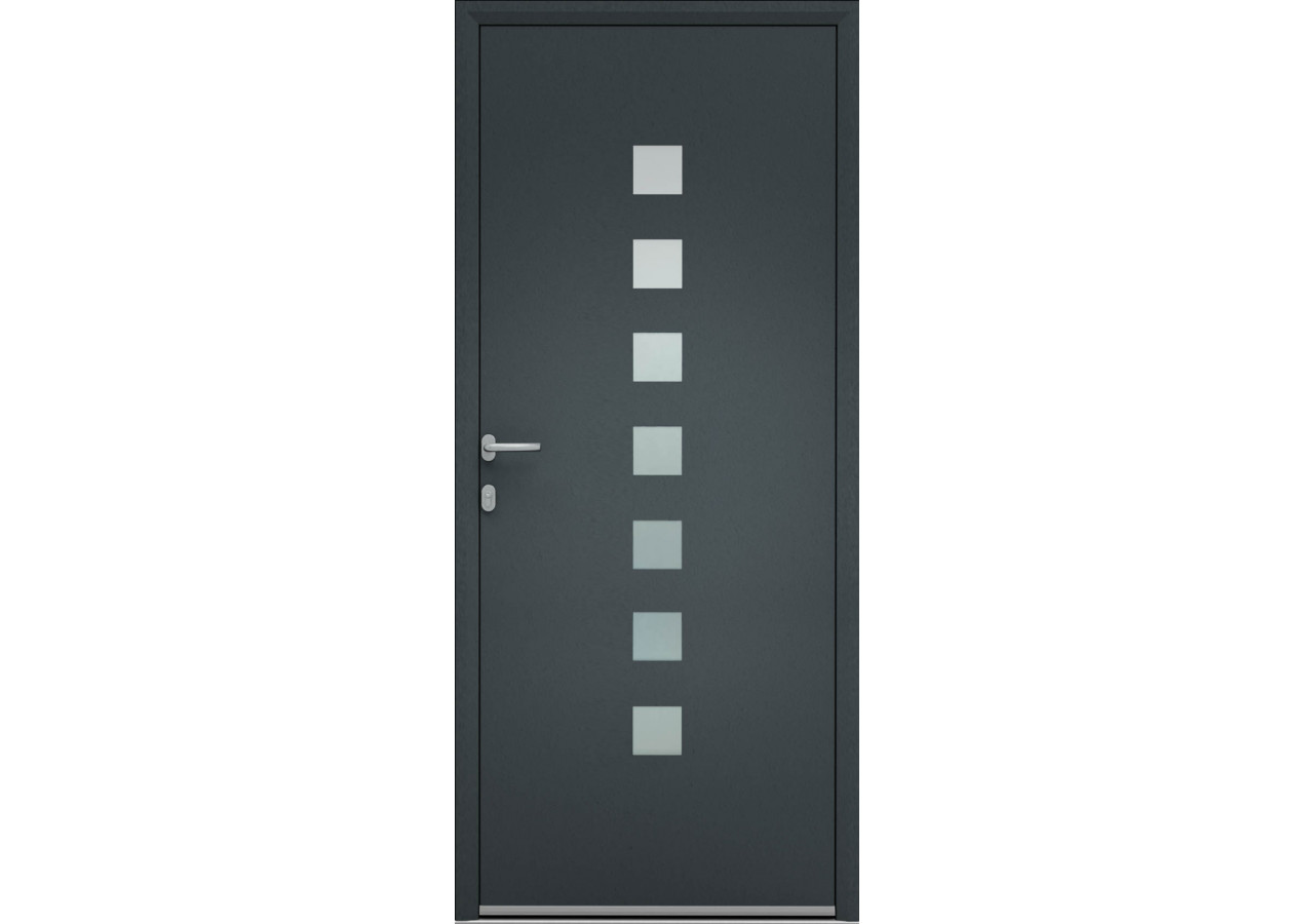Porte d'entrée en Aluminium Ela