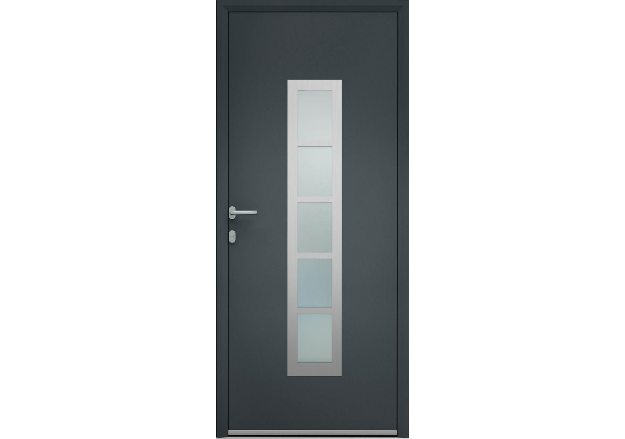 Porte d'entrée en Aluminium Ela