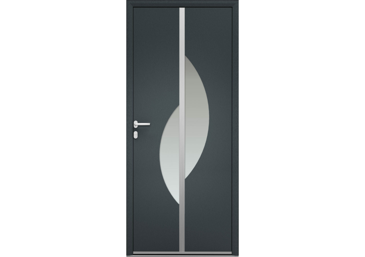 Porte d'entrée en Aluminium Ela