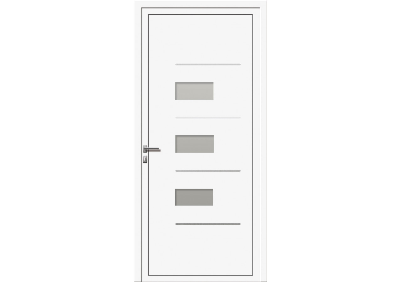 Porte d'entrée en Aluminium Ela