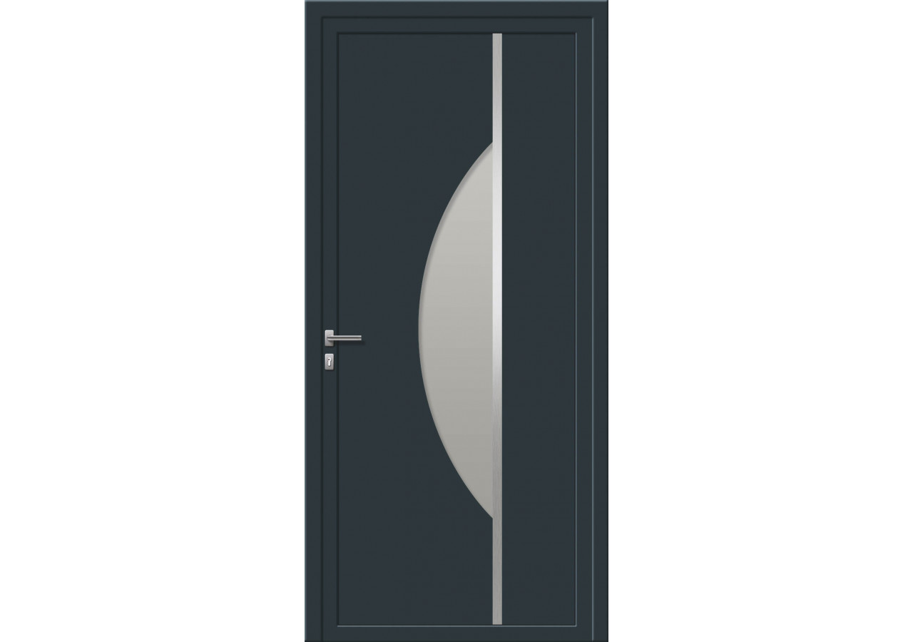 Porte d'entrée en Aluminium Ela
