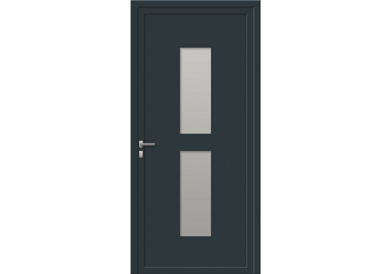 Porte d'entrée en Aluminium Ela